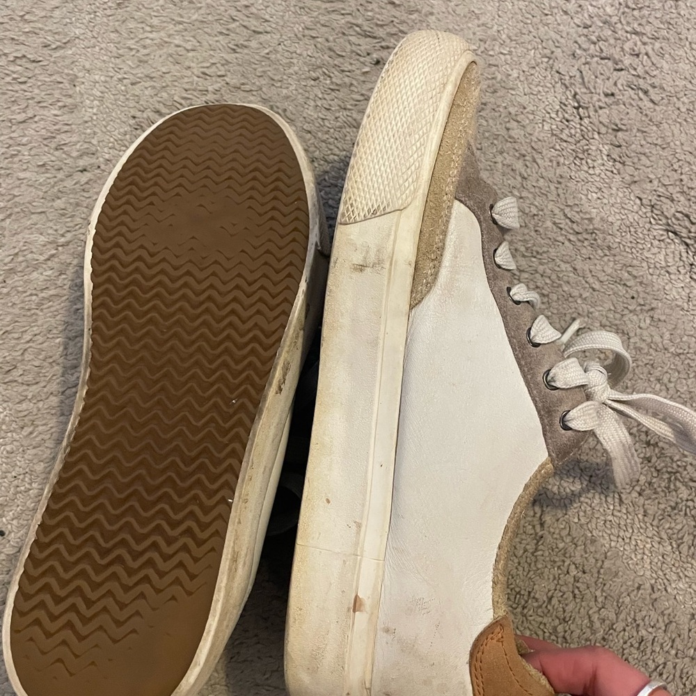 Rag & Bone Women's Cream and Gray Sneakers - Picture 6 of 6